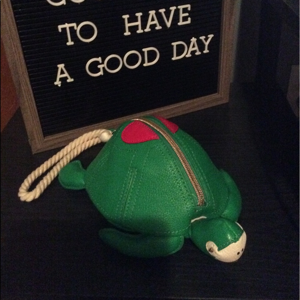 Betsy Johnson turtle clutch